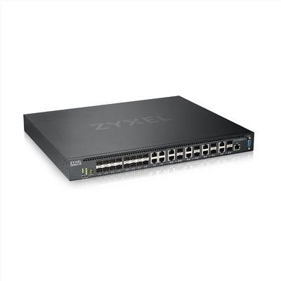 Zyxel XS3800-28 Gestito L2+ 10G Ethernet (100/1000/10000) Nero [XS3800-28-ZZ0101F]