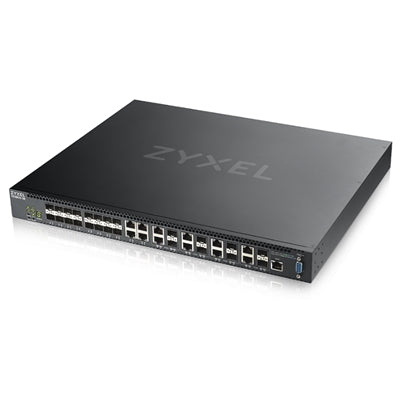 Zyxel XS3800-28 Gestito L2+ 10G Ethernet (100/1000/10000) Nero [XS3800-28-ZZ0101F]