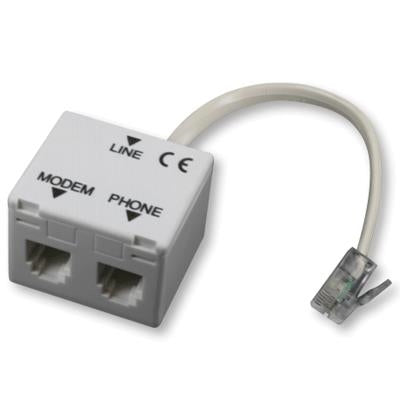 Atlantis Land A01-AF2 Splitter ADSL divisore di rete Nero [A01-AF2]