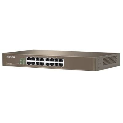 Tenda TEF1016D switch di rete Non gestito Fast Ethernet (10/100) Grigio [TEF1016D]