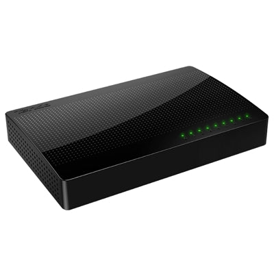 Tenda SG108-EU switch di rete Non gestito Gigabit Ethernet (10/100/1000) Nero [SG108]
