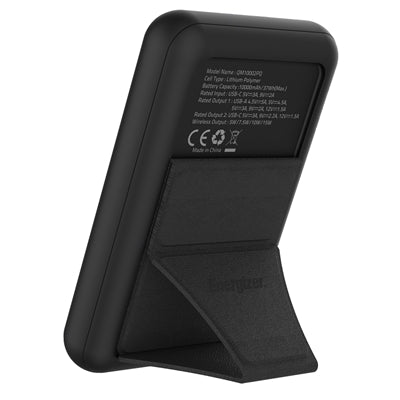 Energizer QM10002PQ batteria portatile Polimeri di litio (LiPo) 10000 mAh Carica wireless Nero [QM10002PQ]