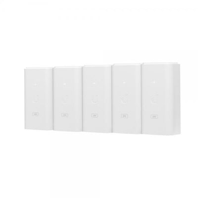 Ubiquiti-POE-24-24W-5P-EU-PoE Injector, 24VDC, 24W, Gigabit, 5-Pack [POE-24-24W-5P-EU]