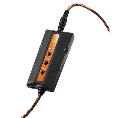 CUFFIA CON MICROFONO GAMING THRUSTMASTER 4060088 MOD. Y-350CPX 7.1 PER PC-PS4-MAC-XBOX-NINTENDO DIFFUSORI 60mm NERO/ARANCIO []