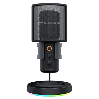 MICROFONO DA STUDIO COUGAR 3H500MK3B SCREAMER-X RGB SAMPLE/Bit Rate 48Khz/16bit RISPOSTA FREQ. 20Hz-20Khz SENSITIVITA -45+/-3dB [3H500MK3B]