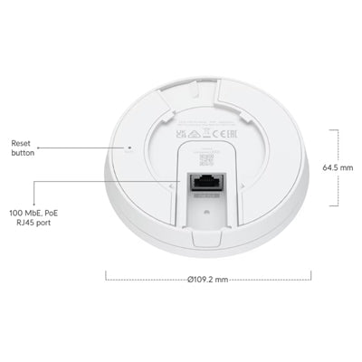 Ubiquiti UVC-G5-DOME-3 telecamera di sorveglianza Cupola Telecamera di sicurezza IP Interno e esterno 2688 x 1512 Pixel Soffitto/muro [UVC-G5-Dome-3]
