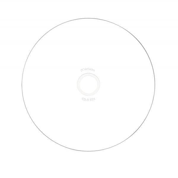 VERBATIM CD-R 52X 700MB 25PK OPS SPINDLE WIDE PRINT ID [43439]