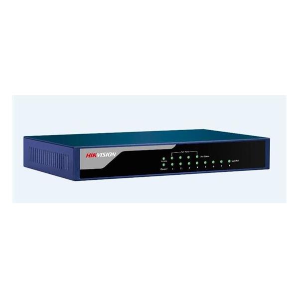 Hikvision DS-3E0318P-E/M switch di rete Non gestito L2 Fast Ethernet (10/100) Supporto Power over Ethernet (PoE) 1U Blu, Grigio [DS-3E0318P-E/M]