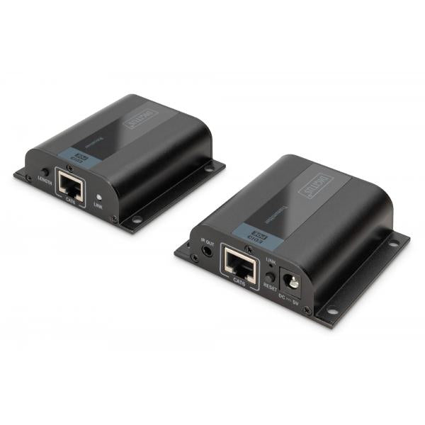 Digitus HDMI Extender Set - 50 m over network cable (CAT 6/6a/7) - EDID - 1x HDMI loop out - FHD - 1080p [DS-55100-1]