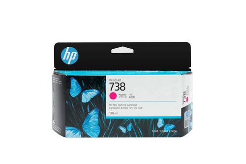 HP CART INK MAGENTA DESIGNJET 738 [498N6A]