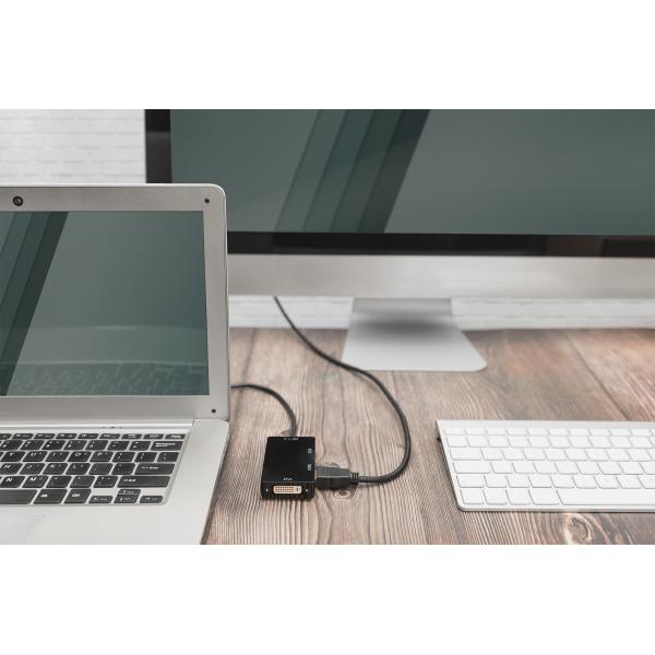 Digitus DisplayPort 3in1 Adapter / Converter [AK-340418-002-S]