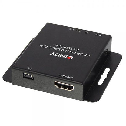 LINDY No. 38155 - Extender Splitter HDMI 4K30 & IR Cat.6 70m, 4 Porte [LIN-38155]