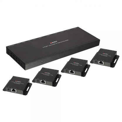 LINDY No. 38155 - Extender Splitter HDMI 4K30 & IR Cat.6 70m, 4 Porte [LIN-38155]