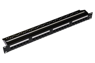LINK PANNELLO PATCH 19" NON SCHERMATO UTP 24PORTE 8POLI [LKP624U]