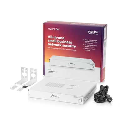 Secure Gateway S0G34A HPE Networking Instant On SG2505P 5-port SmartRate 10/100/2500 Ghz 4xPoE+ 64W Alim Interno Fino:07/02 [S0G34A]