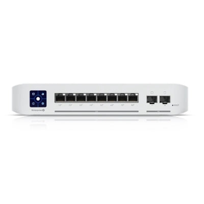 Ubiquiti UniFi Enterprise 8 PoE Gestito L3 2.5G Ethernet (100/1000/2500) Supporto Power over Ethernet (PoE) Acciaio inox [USW-Enterprise-8-PoE-EU]