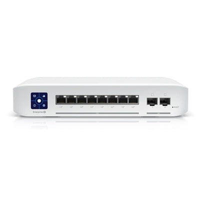 Ubiquiti UniFi Enterprise 8 PoE Gestito L3 2.5G Ethernet (100/1000/2500) Supporto Power over Ethernet (PoE) Acciaio inox [USW-Enterprise-8-PoE-EU]