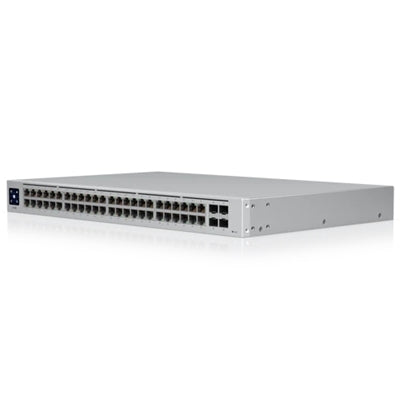 Ubiquiti UniFi USW-48-POE-EU switch di rete Gestito Gigabit Ethernet (10/100/1000) Supporto Power over Ethernet (PoE) Argento [USW-48-POE-EU]