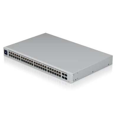 Ubiquiti UniFi USW-48-POE-EU switch di rete Gestito Gigabit Ethernet (10/100/1000) Supporto Power over Ethernet (PoE) Argento [USW-48-POE-EU]
