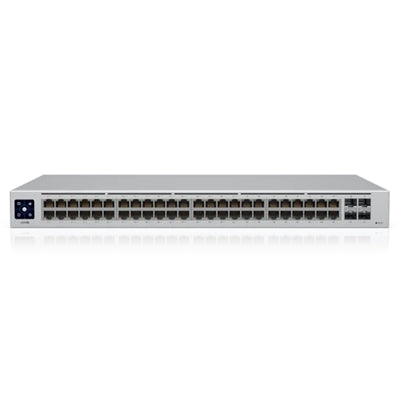 Ubiquiti UniFi USW-48-POE-EU switch di rete Gestito Gigabit Ethernet (10/100/1000) Supporto Power over Ethernet (PoE) Argento [USW-48-POE-EU]