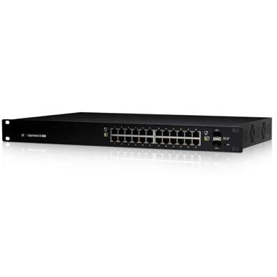 SWITCH 24P LAN GIGABIT UBIQUITI EdgeSwitch ES-24-250W PoE+ - 2x SFP- managed- 250W [ES-24-250W EU]