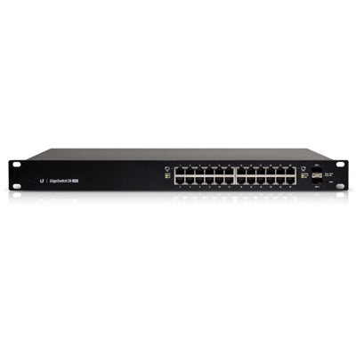 SWITCH 24P LAN GIGABIT UBIQUITI EdgeSwitch ES-24-250W PoE+ - 2x SFP- managed- 250W [ES-24-250W EU]