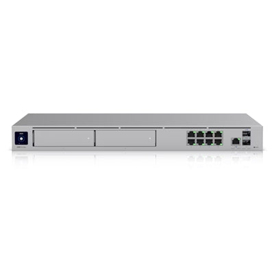 UniFi OS Console Dream Machine UBIQUITI UDM-Pro-Max 8Gb DD4 RAM-x2 HDD 3.5" NVR-1U Rack-8P GbE Rj45-1P SFP+ 10G-1P WAN 2.5Gb- [UDM-Pro-Max-EU]