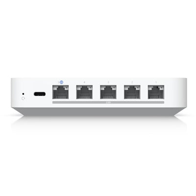 UniFi OS Consol compatta UBIQUITI UCG-Max-EU 2.5G Gestisce +30 disp.di rete UniFi +300 client- routing IPS 1,5 Gbps [UCG-Max-EU]