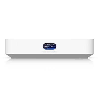 UniFi OS Consol compatta UBIQUITI UCG-Max-EU 2.5G Gestisce +30 disp.di rete UniFi +300 client- routing IPS 1,5 Gbps [UCG-Max-EU]