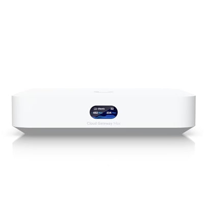 UniFi OS Consol compatta UBIQUITI UCG-Max-EU 2.5G Gestisce +30 disp.di rete UniFi +300 client- routing IPS 1,5 Gbps [UCG-Max-EU]
