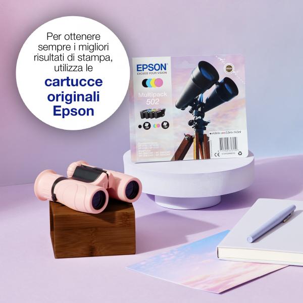 EPSON CART INK NERO BINOCOLO 502XL [C13T02W14010]
