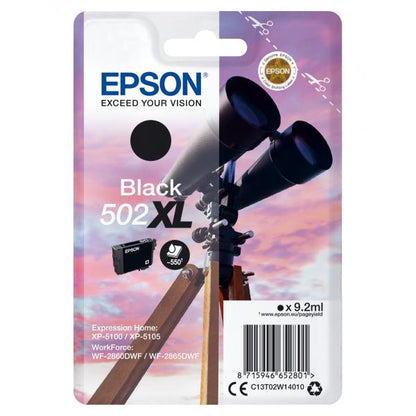EPSON CART INK NERO BINOCOLO 502XL [C13T02W14010]