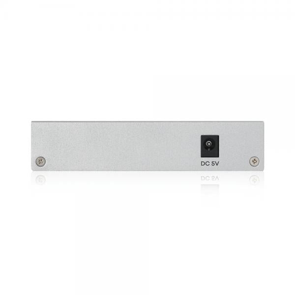 ZYXEL SWITCH UNMANAGED PLUS 5 PORTE GIGABIT, EASY MANAGEMENT PER VLAN, QoS, DESIGN SENZA VENTOLE, DESKTOP [GS1200-5-EU0101F]