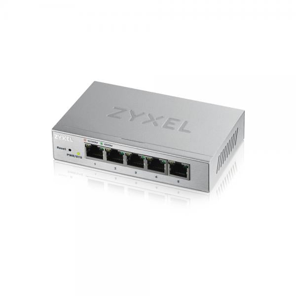 Zyxel GS1200-5 Gestito Gigabit Ethernet (10/100/1000) Argento [GS1200-5-EU0101F]
