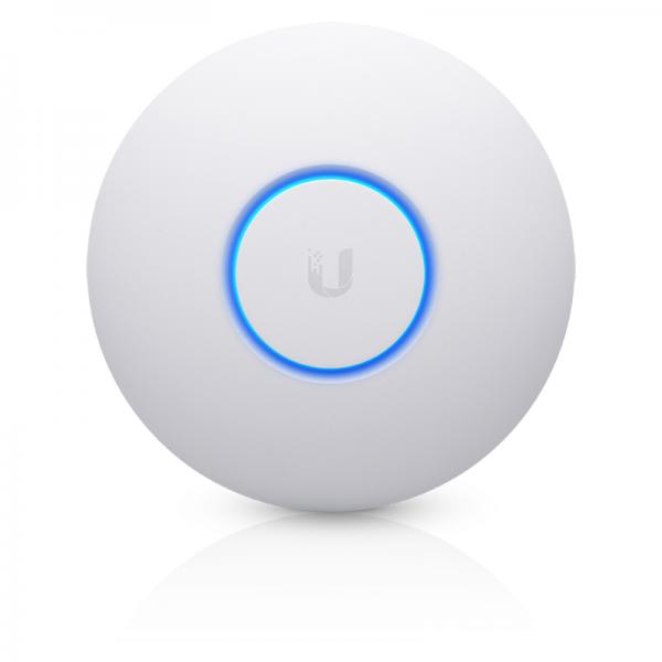 Ubiquiti - nanoHD - pack 3 - Wall/Ceiling Mount HD Dual-Band Wi-Fi 5 Access Point, 1x 1Gbps RJ45 port, 300Mbps at 2.4GHz (2x2)+ 867 Mbps at 5GHz (2x2) - PoE adapter not included [UAP-nanoHD-3]