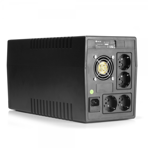 NGS FORTRESS 2000 V2 OFF LINE UPS 900W - AVR SCHUKO PLUG x 4 [FORTRESS2000V2]