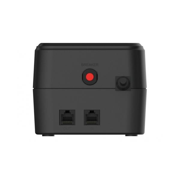 Conceptronic 650VA 360W Office UPS - Battery and Surge Protected Schuko x 3 - Surge Protected Schuko x 3 - RJ45 In/Out [ZEUS05E]