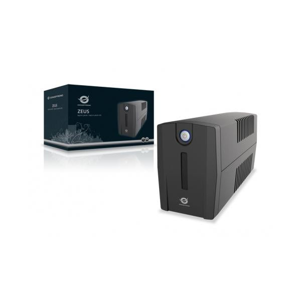 Conceptronic 850VA 480W UPS - IEC x 4 - HID USB - RJ45 In/Out - AVR [ZEUS02E]