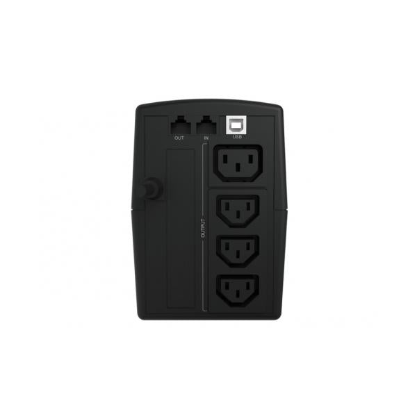 Conceptronic 850VA 480W UPS - IEC x 4 - HID USB - RJ45 In/Out - AVR [ZEUS02E]