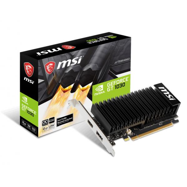 MSI VGA GEFORCE GT 1030, GT 1030 2GHD4 LP OC, 2GB GDDR4, DP/HDMI [GT 1030 2GHD4 LP OC]