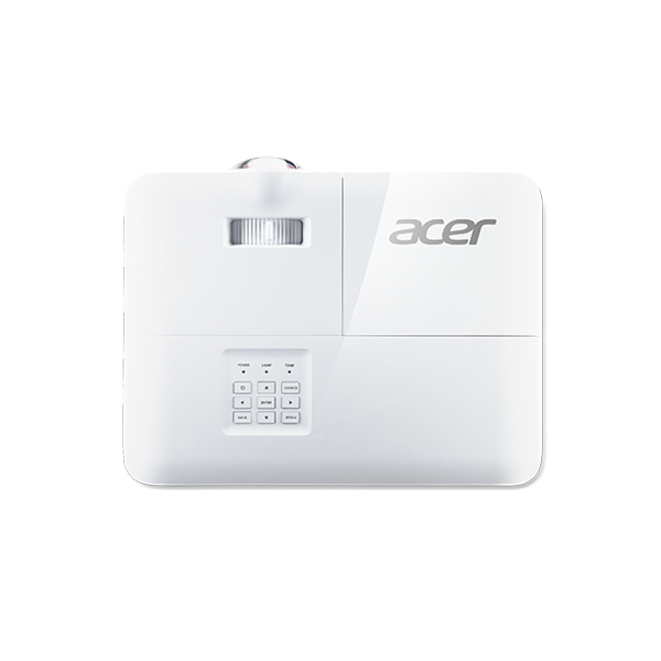 Acer S1286H - XGA DLP Projector - 1024x768 - 3500 ANSI Lumens - White [MR.JQF11.001]