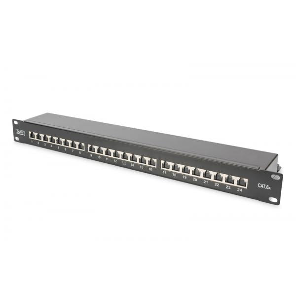 Digitus CAT 6A Patch Panel - shielded - 1U - 24-port [DN-91624S-EA-B]