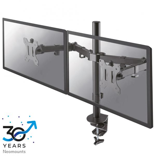 Neomounts Dual Monitor Arm - 10-32 inch - 0-8 kg - Black [FPMA-D550DBLACK]