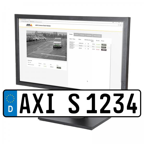 AXIS LICENSE PLATE VERIFIER 1P E-LICENSE [01574-001]