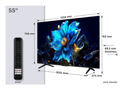 TCL SMART TV QLED 55" 4K [55P7K]