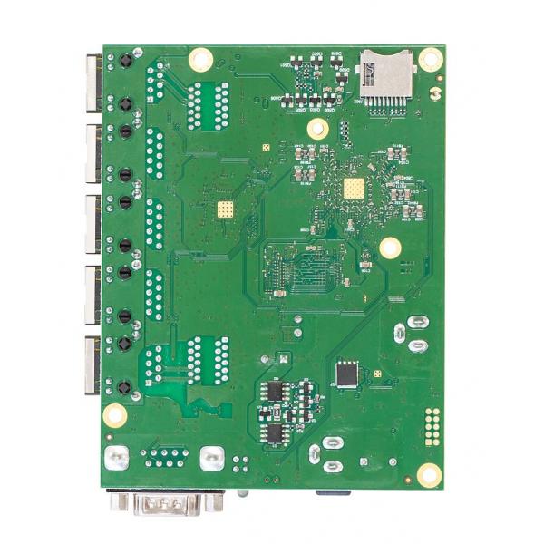 MikroTik, RB450Gx4, RouterBOARD 450Gx4 with four core 716MHz Atheros CPU, 1 GB RAM [RB450Gx4]