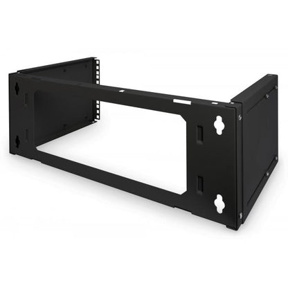 Digitus 4U wall mounting patch bracket - 195x505x250 mm adjustable depth - stackable - Black (RAL 9005) [DN-19PB-4U-SW]
