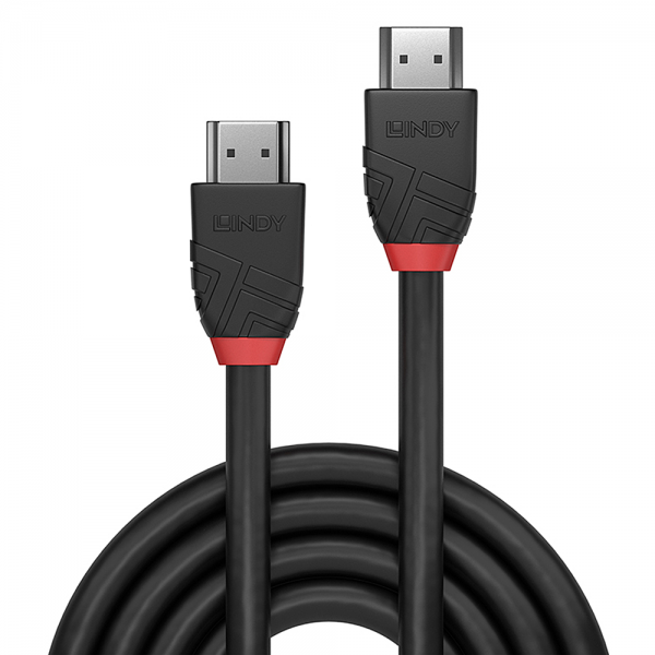 LINDY No. 36472 - Cavo HDMI High Speed Black Line, 2m [LIN-36472]