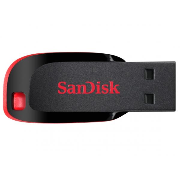 SanDisk Cruzer Blade unità flash USB 16 GB USB tipo A 2.0 Nero, Rosso [SDCZ50-016G-B35]