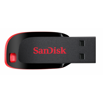SanDisk Cruzer Blade unità flash USB 16 GB USB tipo A 2.0 Nero, Rosso [SDCZ50-016G-B35]